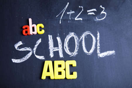 School background - ABCの写真素材