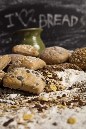 I love breadの写真素材