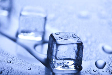 Ice, and cubeの写真素材