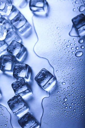 Crystals ice cubesの写真素材