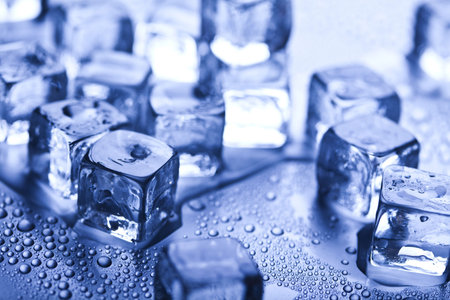 Ice, and cubes