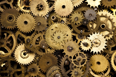 Old clock machine