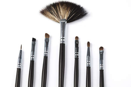 Professional makeup brushes の写真素材