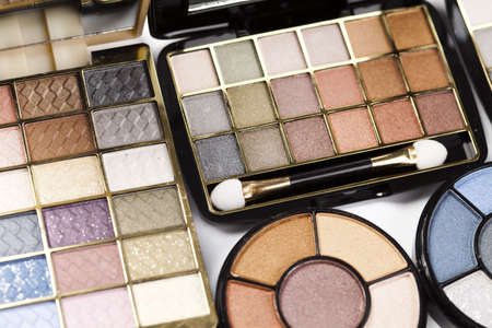 Colorful eyeshadows, accesories の写真素材