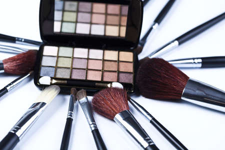 Palette of eyeshadowsの写真素材
