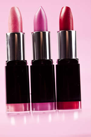 Lipsticks background   の写真素材
