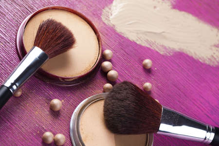 Professional make up powderの写真素材