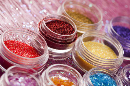 Make up, crushed brocadeの写真素材