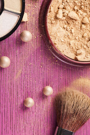 Face powder, make up powderの写真素材