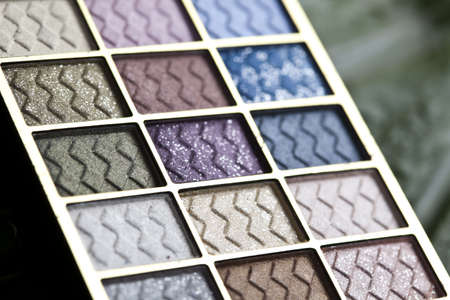 Colorful eyeshadows, accesories  の写真素材