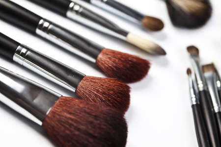 Paintbrushes to make up  の写真素材