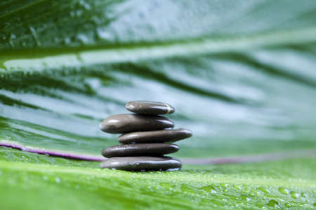 Spa background and stonesの写真素材