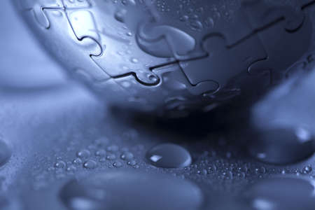 Water globeの写真素材