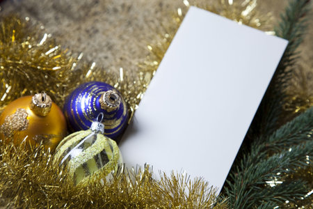 Paper background and Christmasの写真素材