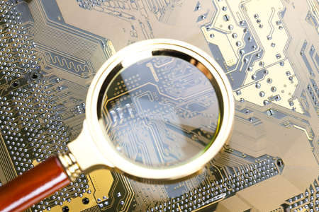 Electronic circuit boardの写真素材