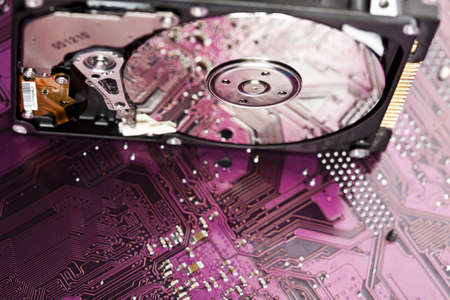 Hard diskの写真素材