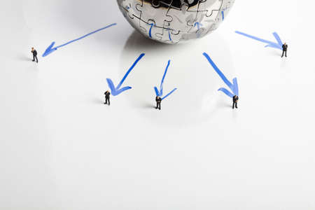 Team of businessmanの写真素材