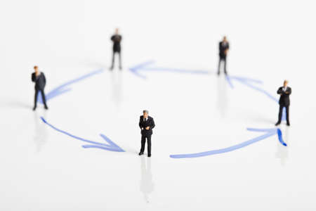 Team of businessmanの写真素材