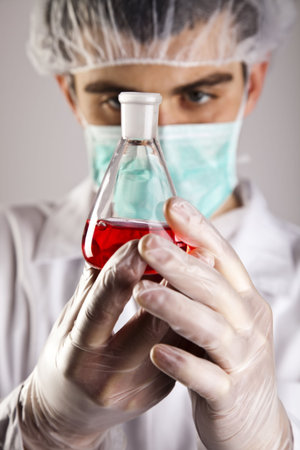 Scientist in laboratory 