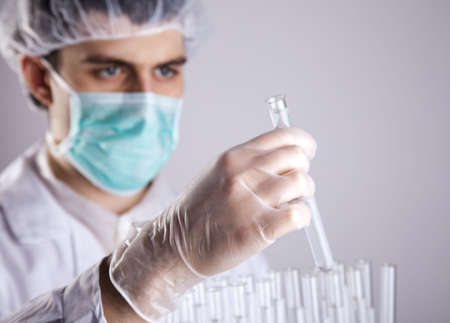Scientist in laboratory の写真素材