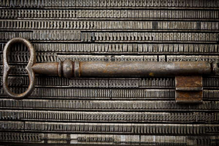 Key on printers blocks の写真素材