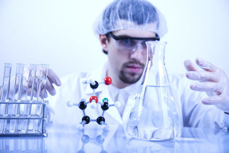 Molecular Model and Scientist 