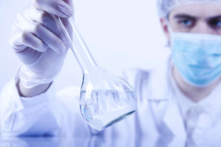 Men in laboratoryの写真素材