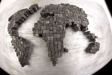 Old world typographyの写真素材