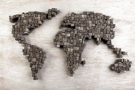 Old world typographyの写真素材