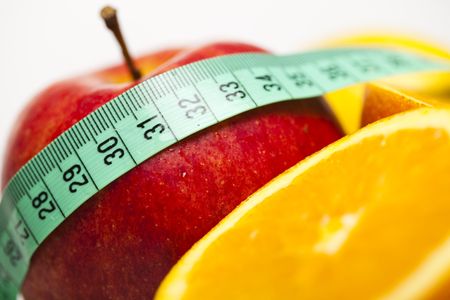 Fresh Fruits, and Diet control! の写真素材