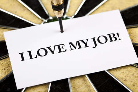 I love my job!の写真素材