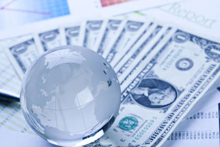 World and moneyの写真素材