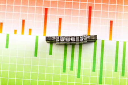 Office succes and Typographyの写真素材