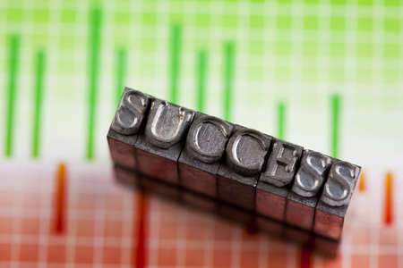 Office succes and Typographyの写真素材