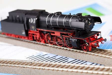 Old locomotiveの写真素材