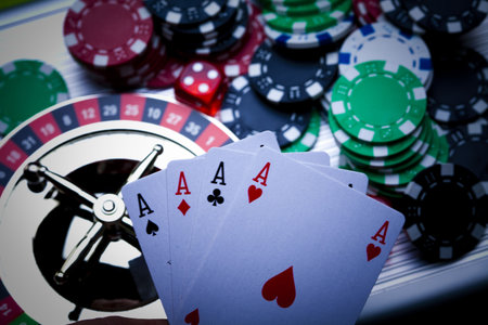 Roulette & Chips in Casino