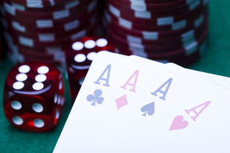 Play in the casinoの写真素材