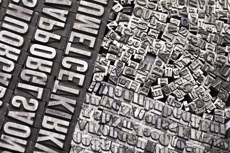 Alphabet and typoの写真素材