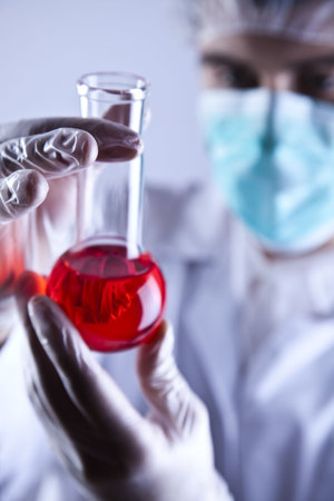 Scientist working in a laboratory 