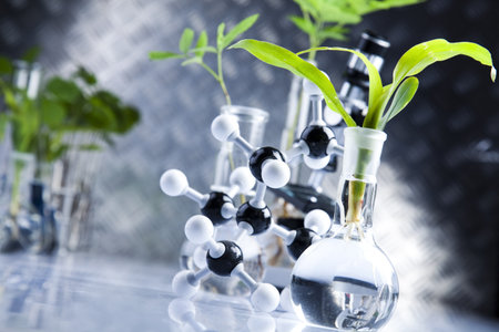Biochemistry Laboratory and glass 