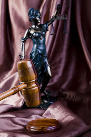 Statue of lady justiceの写真素材