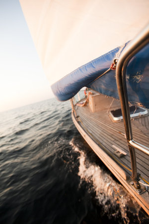 Baltic Sea on Sailingの写真素材