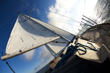 Sailing away