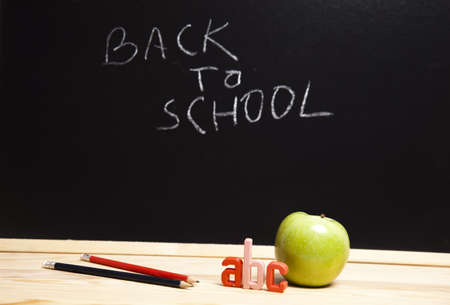School background, appleの写真素材