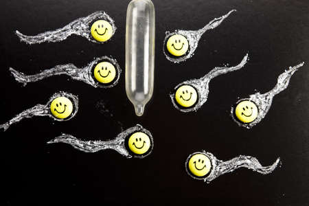 Condom educationの写真素材