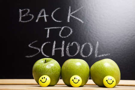 Apple on back to schoolの写真素材