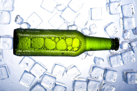 Ice beerの写真素材