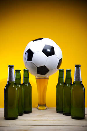 Football beerの写真素材