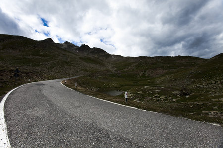 Mountain roadの写真素材