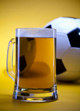 Football beerの写真素材